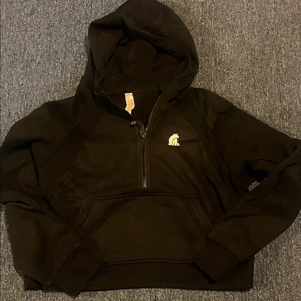 Women's Black Hoodie Jacket